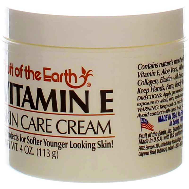 Fruit Of The Earth Vitamin E Skin Care Cream, 4 oz