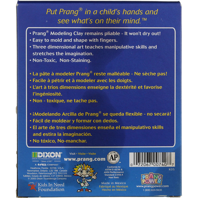 Prang Modeling Clay, Assorted Colors, 0.25 lbs, 4 Ct