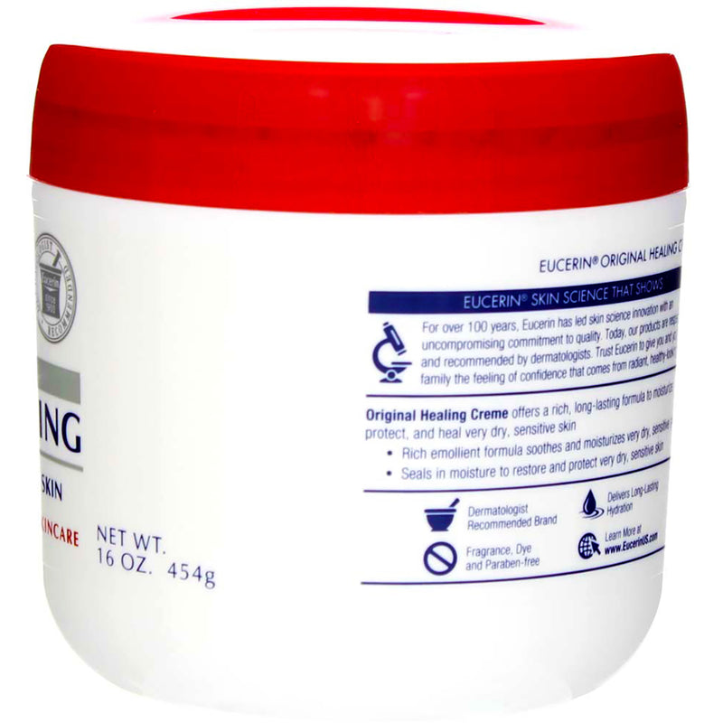 Eucerin Original Healing Creme Jar, Unscented, 16 oz