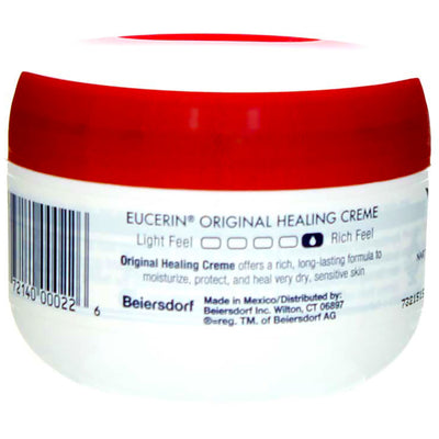 Eucerin Original Healing Creme Jar, Unscented, 4 oz