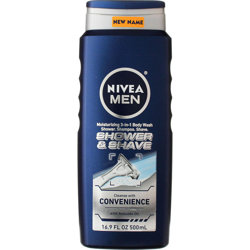 Nivea Men Active3 3-in-1 Body Wash, 16.9 fl oz