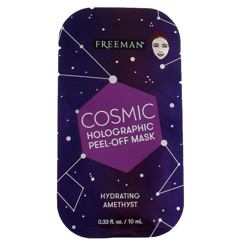 Freeman Cosmic Holographic Peel-Off Mask, Amethyst, 0.33 fl oz