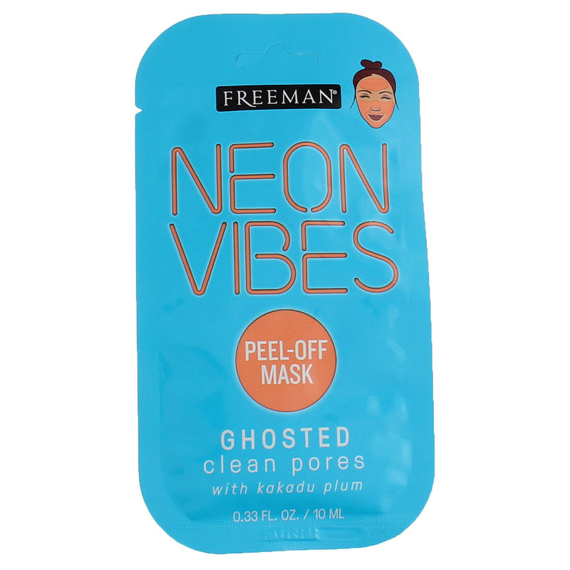 Freeman Neon Vibes Kakadu Plum Clean Pores Peel-Off Mask, 0.33 fl oz