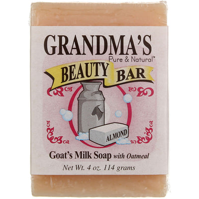 Grandma's Pure & Natural Beauty Bar Goat's Milk Bath Soap, 4 oz