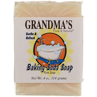Grandma's Pure & Natural Baking Soda Bath Soap, 4 oz