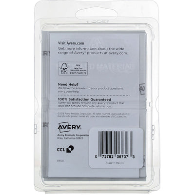 Avery Multi-Use Labels, 0.5in X 0.75in, Removable, White, 525 Ct