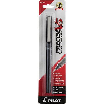 Pilot Precise V5 Rolling Ball Pen, Extra Fine, Black 35343
