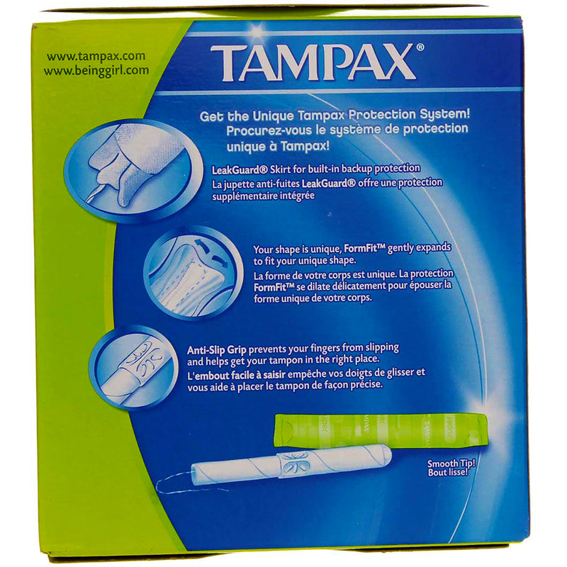 Tampax Cardboard Tampons, Super, Unscented, 20 Ct