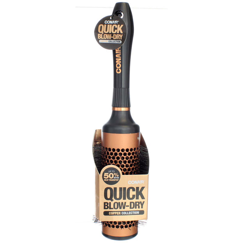 Conair Quick Blow-Dry Copper Collection Thermal Hair Brush
