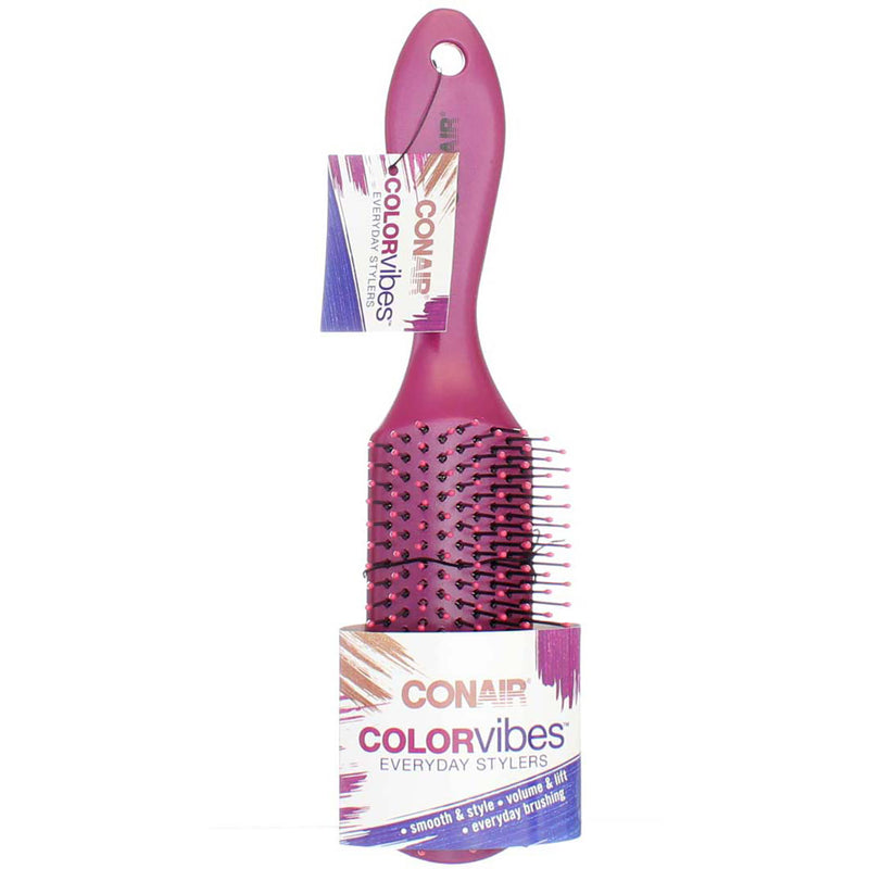 Conair ColorVibes Round Hair Brush, Pink