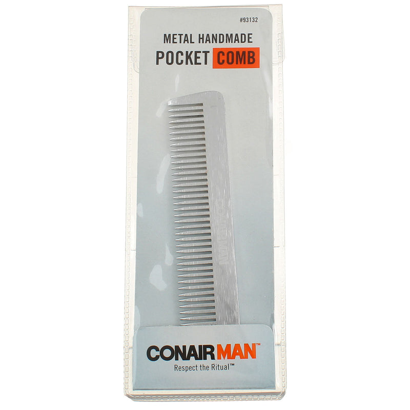 Conair 7406282 Mens Metal Pocket Comb