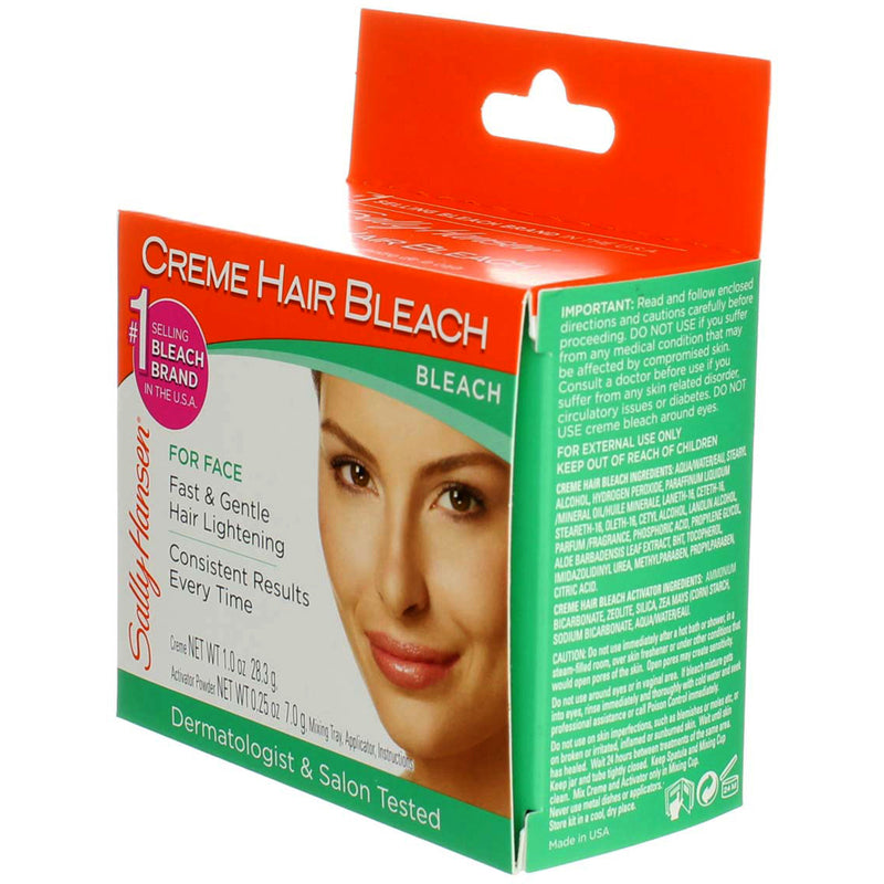 Sally Hansen Creme Hair Bleach for Face - 1 oz