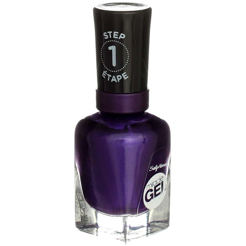 Sally Hansen Miracle Gel Nail Polish Liquid, Purplexed, 0.5 fl oz