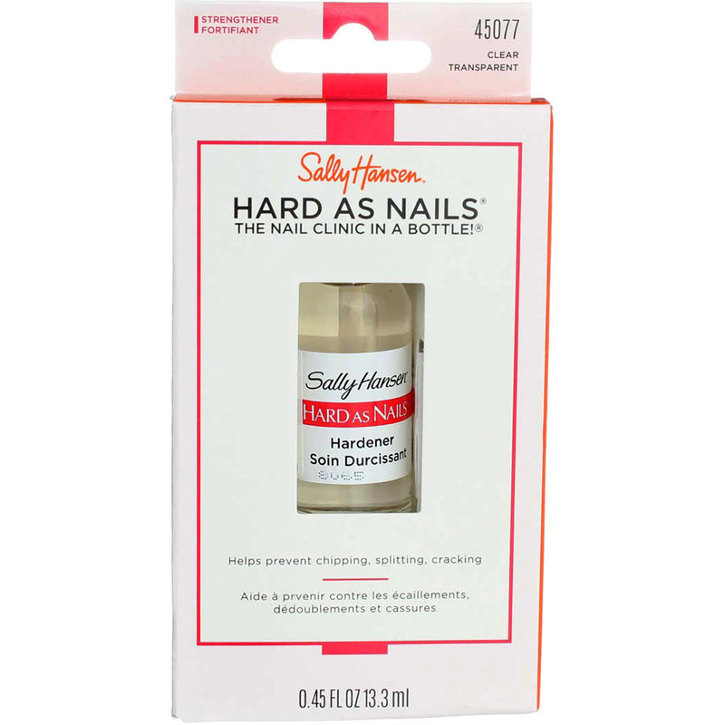 Sally Hansen Hard As Nails Nail Hardener, 0.45 fl oz, Clear Transparent 45077