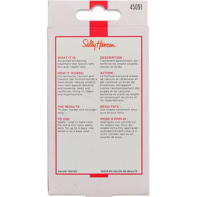 Sally Hansen Miracle Nail Thickener, Clear Transparent 45091, 0.45 fl oz
