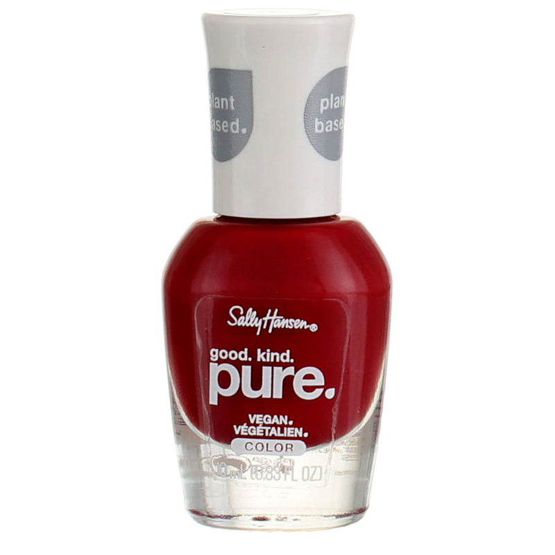 Sally Hansen Pure Nail Polish Liquid, Pomegranate Punch, 0.33 fl oz