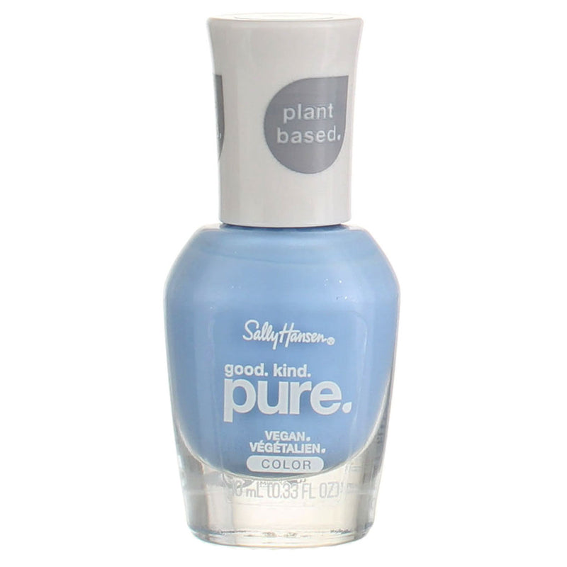 Sally Hansen Pure Nail Polish Liquid, Crystal Blue, 0.33 fl oz