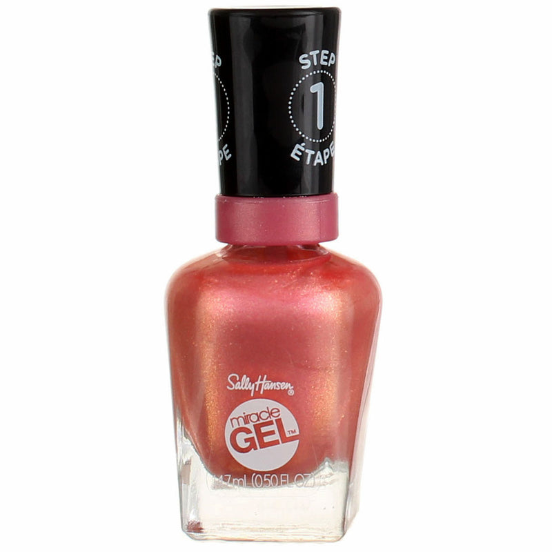 Sally Hansen Miracle Gel Nail Polish Liquid, Eternally Grapefruit, 0.5 fl oz
