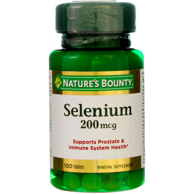 Nature's Bounty Selenium Tablets, 200, 100 Ct
