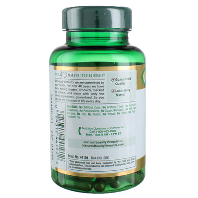 Nature's Bounty Herbal Health Saw Palmetto Capsules, 450 mg, 100 Ct
