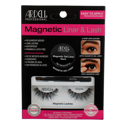 Ardell Professional Magnetic Liner And Lash, Wispies, Waterproof, 0.07 oz, 2 Ct