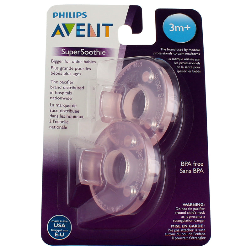 Phillips Avent Baby Bottle Nipples Super Soothie, 2 Ct 1.3 oz