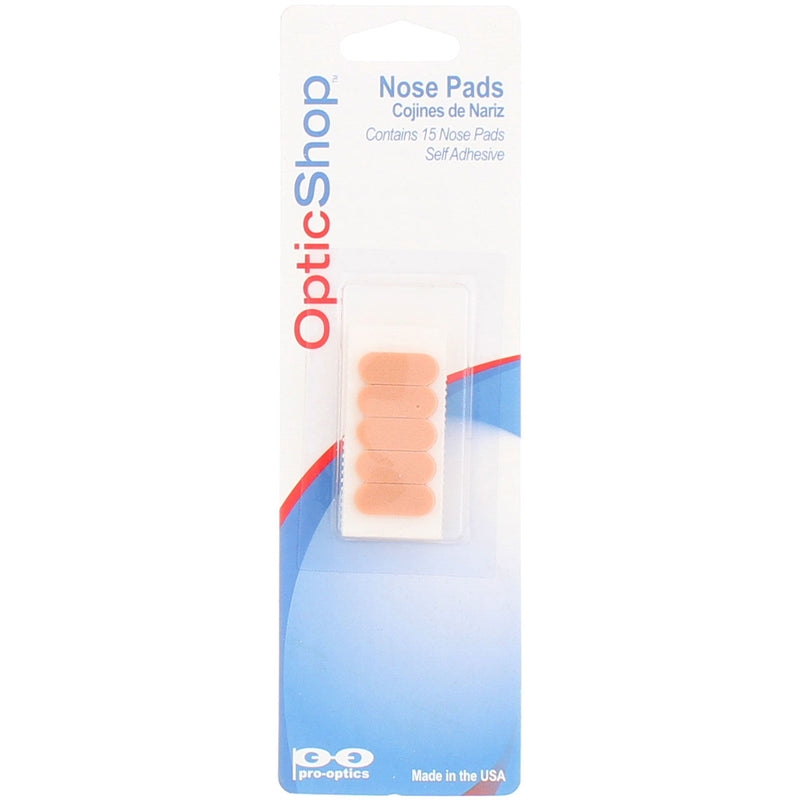 OpticShop Self Adhesive Nose Pads, 15 Ct