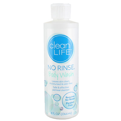 Clean Life No Rinse Body Wash, 8 fl oz