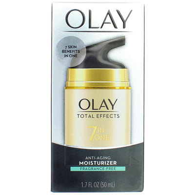 Olay Total Effects Anti-Aging Face Moisturizer, Unscented, 1.7 oz