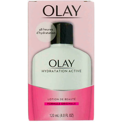 Olay Active Hydrating Beauty Moisturizing Fluid Lotion, 4 fl oz