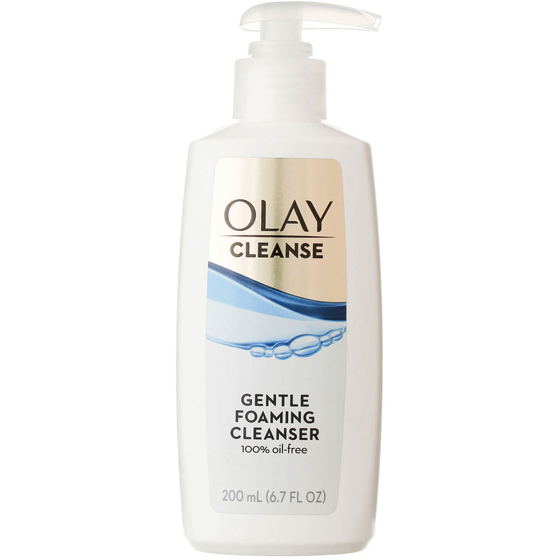 Olay Gentle Clean Foaming Facial Cleanser, Unscented, 6.7 fl oz