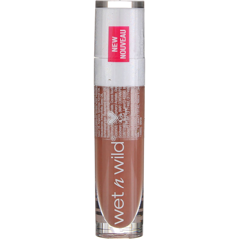 Wet n Wild MegaLast Liquid Catsuit High-Shine Lipstick, Send Nudes 944B, 0.2 oz