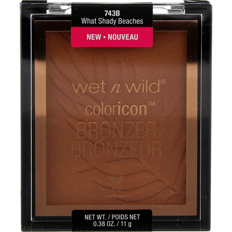 Wet n Wild Color Icon Bronzer, What Shady Beaches 743B, 0.38 oz