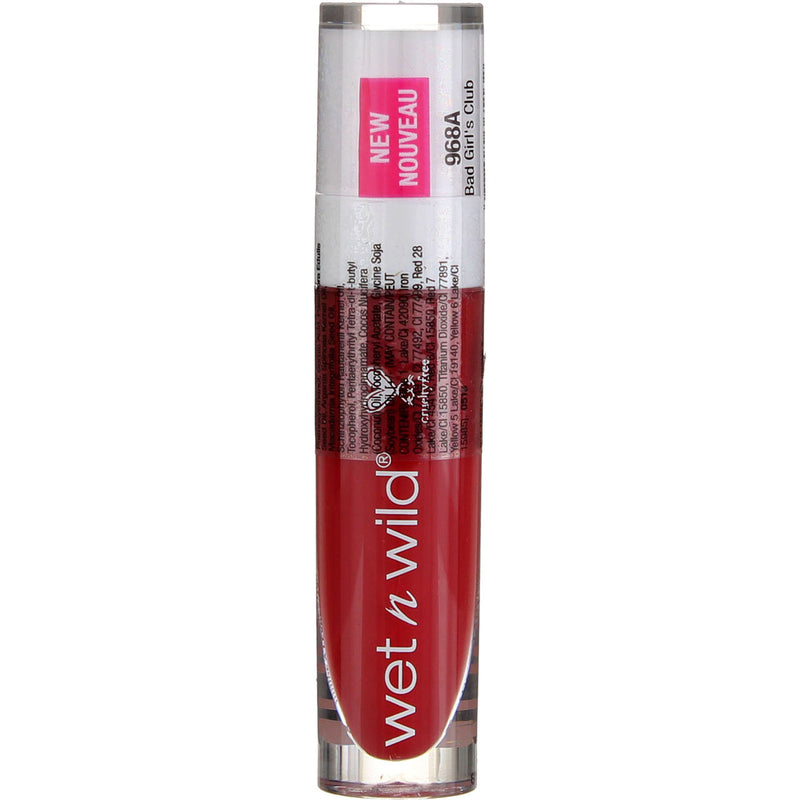 Wet n Wild MegaLast Liquid Catsuit High-Shine Lipstick, Bad Girl&
