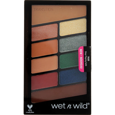 Wet n Wild Color Icon, 10 Pan Eyeshadow Palette, Stop Playing Safe, 0.35 oz