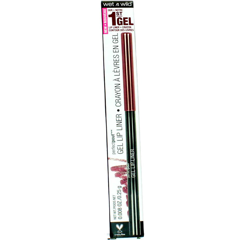 Wet n Wild PerfectPout Gel Lip Liner, Plum Together 657A, 0.008 oz
