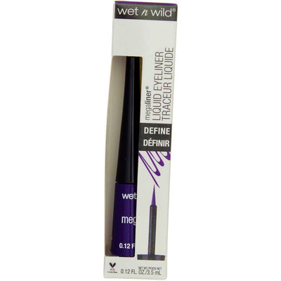 Wet n Wild MegaLiner Liquid Eyeliner, Electric Purple 874a, 0.12 fl oz