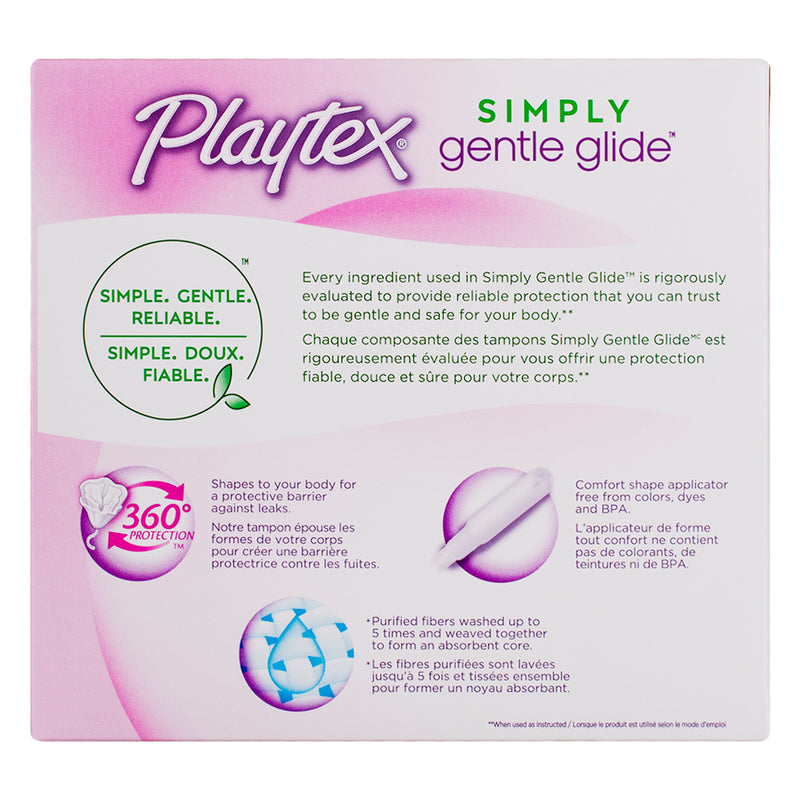 Playtex Gentle Glide Tampons, Multi-Pack, Fresh Scent, 36 Ct