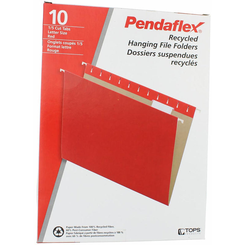 Pendaflex Recycled Hanging File Folders, 10 Ct
