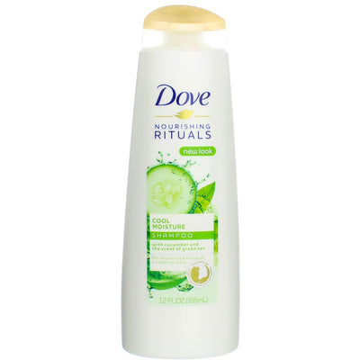 Dove Nutritive Solutions Cool Moisture Shampoo, Cucumber and Green Tea, 12 fl oz