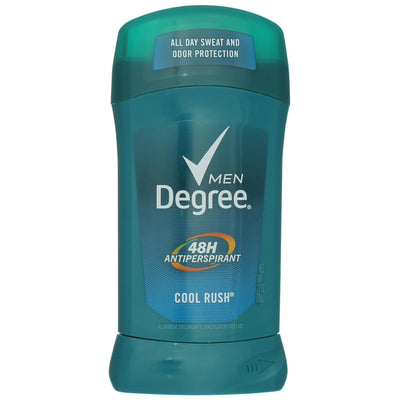 Degree Men Antiperspirant Deodorant Solid, Cool Rush, 2.7 oz