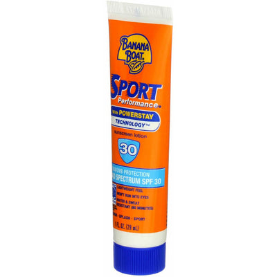 Banana Boat Sport Performance Sunscreen, SPF 30, Water Resistant, 1 fl oz