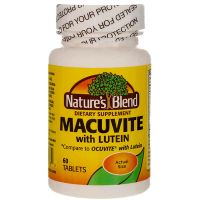 Nature's Blend Macuvite + Lutein Tablets, 60 Ct
