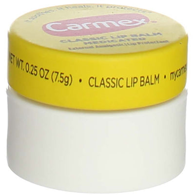 Carmex Classic Medicated Lip Balm Jar, Original, 0.25 oz