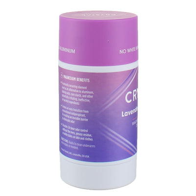 Crystal Magnesium Enriched Deodorant, Lavender + Rosemary, 2.5 oz