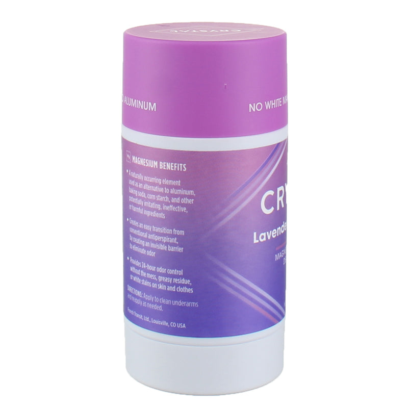 Crystal Magnesium Enriched Deodorant, Lavender + Rosemary, 2.5 oz