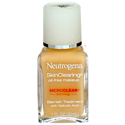Neutrogena SkinClearing Liquid Makeup, Classic Ivory 10, 1 fl oz