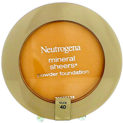 Neutrogena Mineral Sheers Powder Foundation, Nude 40, 0.34 oz