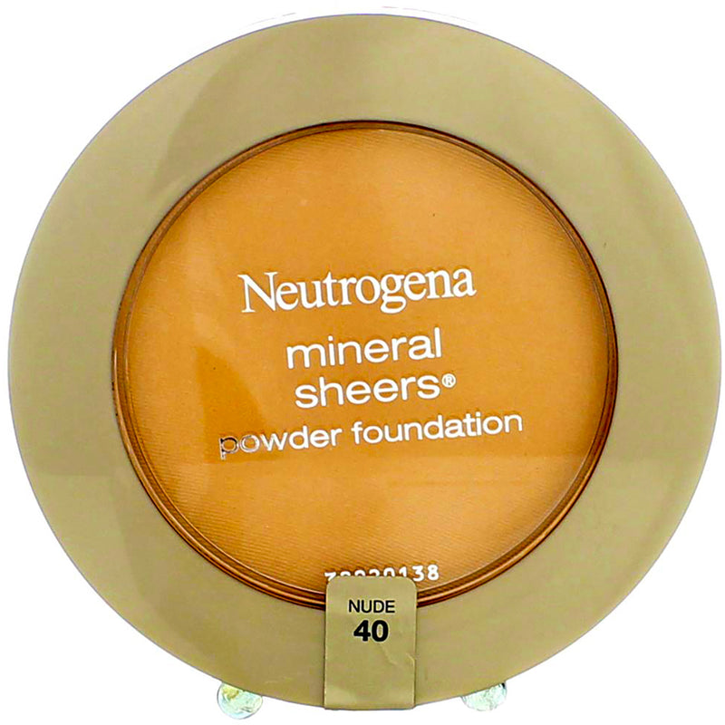 Neutrogena Mineral Sheers Powder Foundation, Nude 40, 0.34 oz