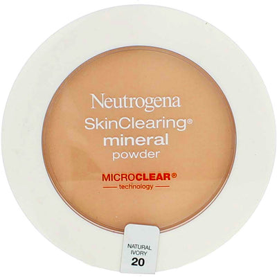 Neutrogena SkinClearing Mineral Powder, Natural Ivory 20, 0.38 oz